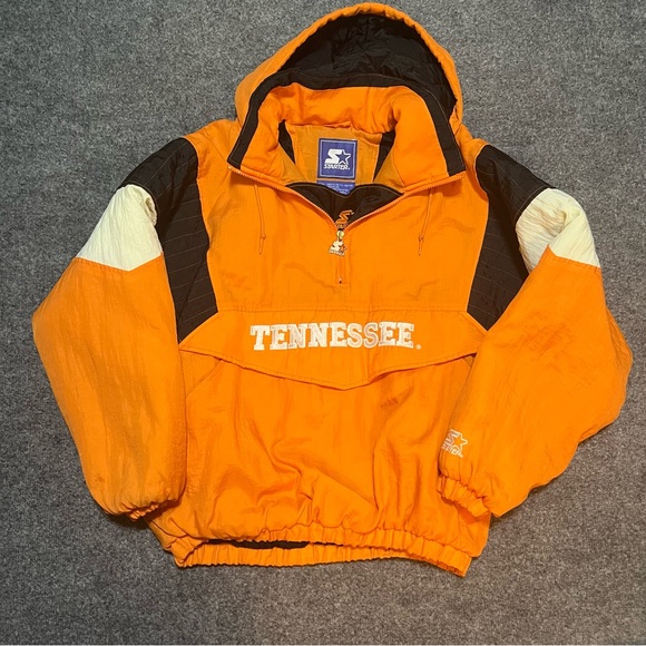 Jackets & Coats Vintage 9s Starter Ut Of Tennessee Vols Orange Half